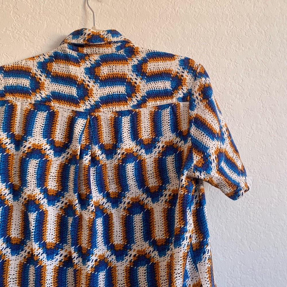 Bdg Multicolor Geometric Button Down Shirt - image 6